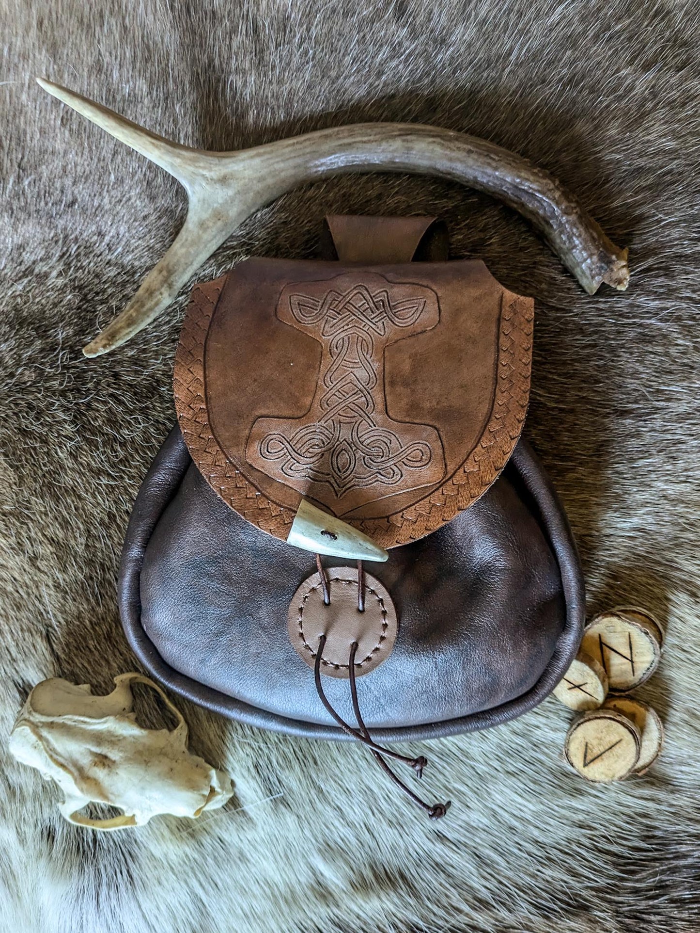 Mjolnir II - Leather Belt Bag