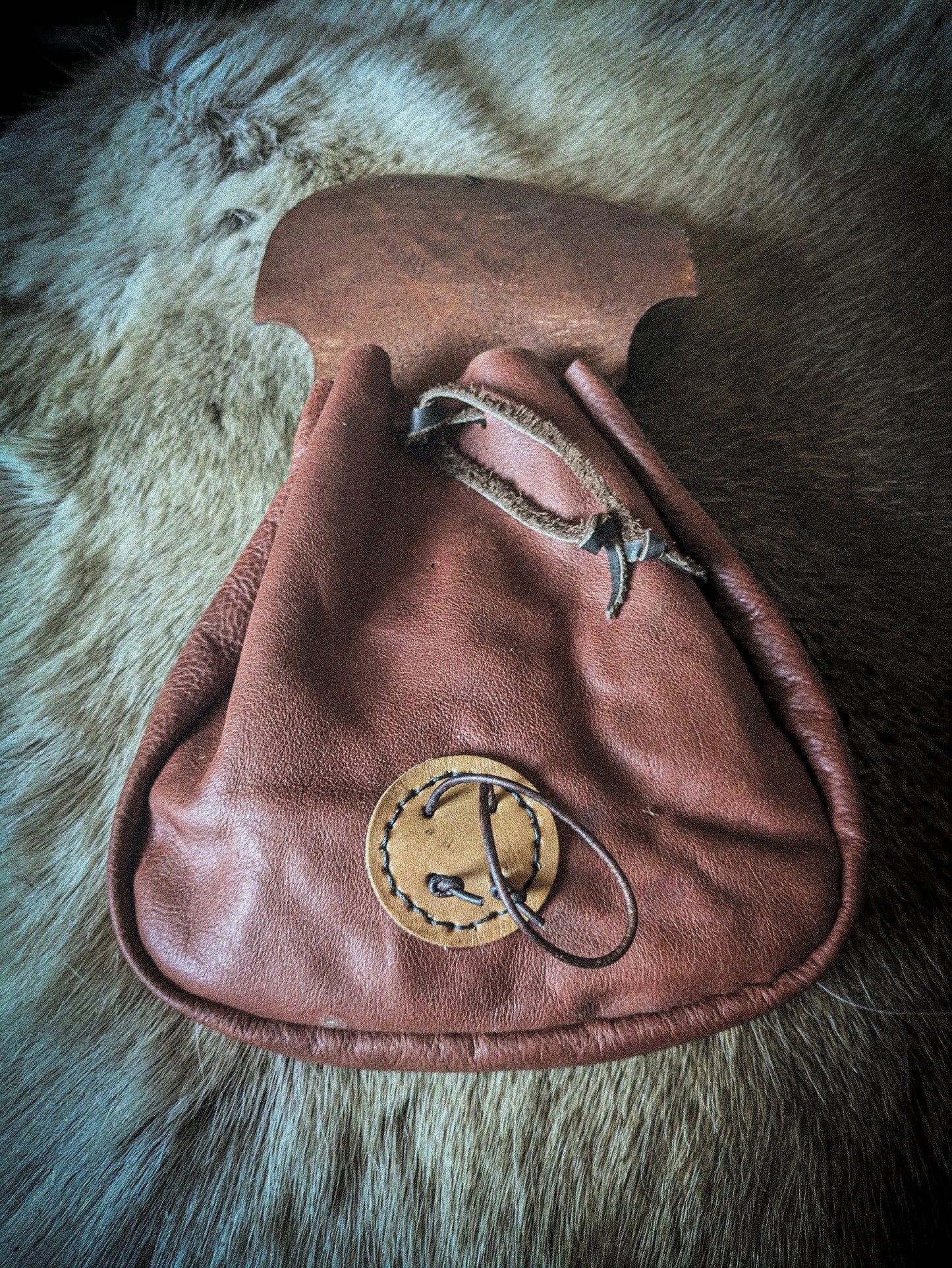 Valknut II - Leather Belt Bag