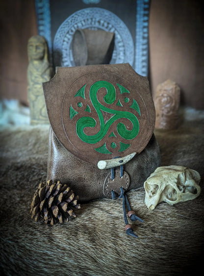 Triskelion - Leather Belt Bag