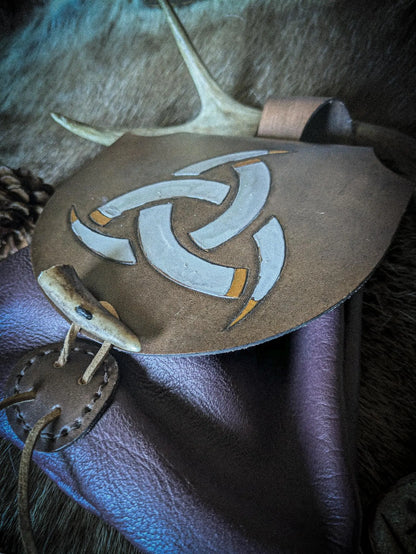 Horns of Odin - Leather Belt Bag
