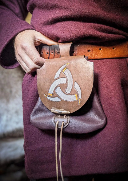 Horns of Odin - Leather Belt Bag