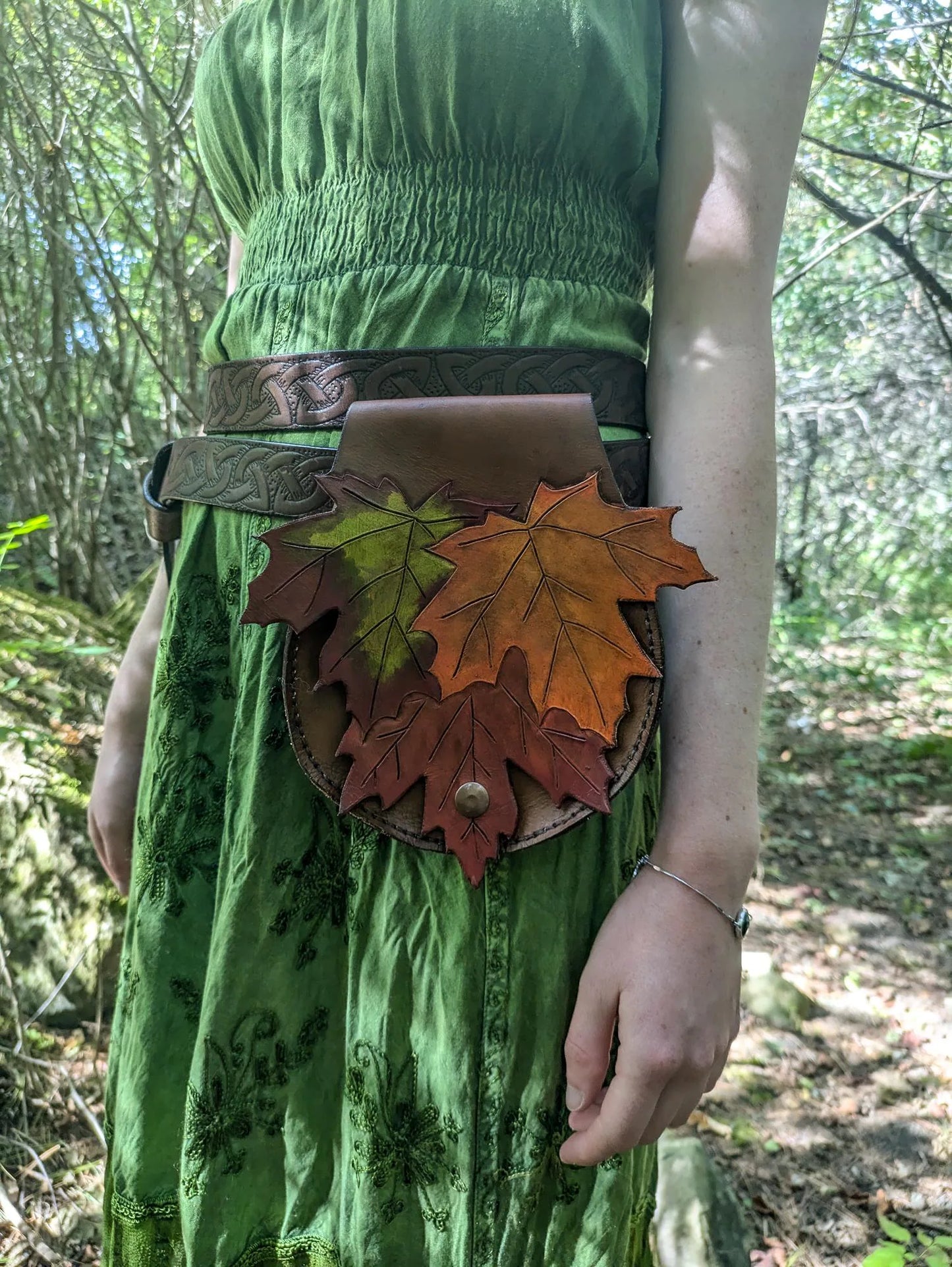 Elven Leaf Belt Bag - Autumn Maple