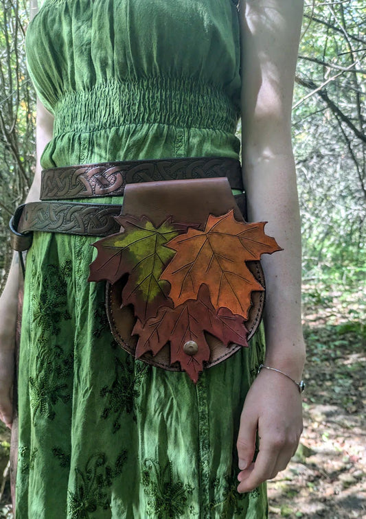 Elven Leaf Belt Bag - Autumn Maple