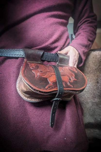 Viking Ravens - Medieval Belt Bag