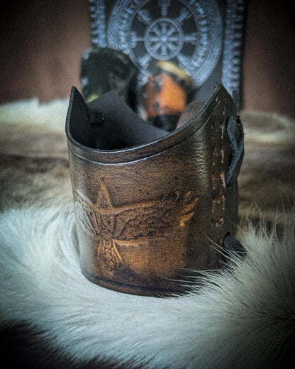 Drinking Horn Holster - Medieval Beverage Holder