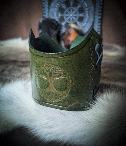 Drinking Horn Holster - Medieval Beverage Holder