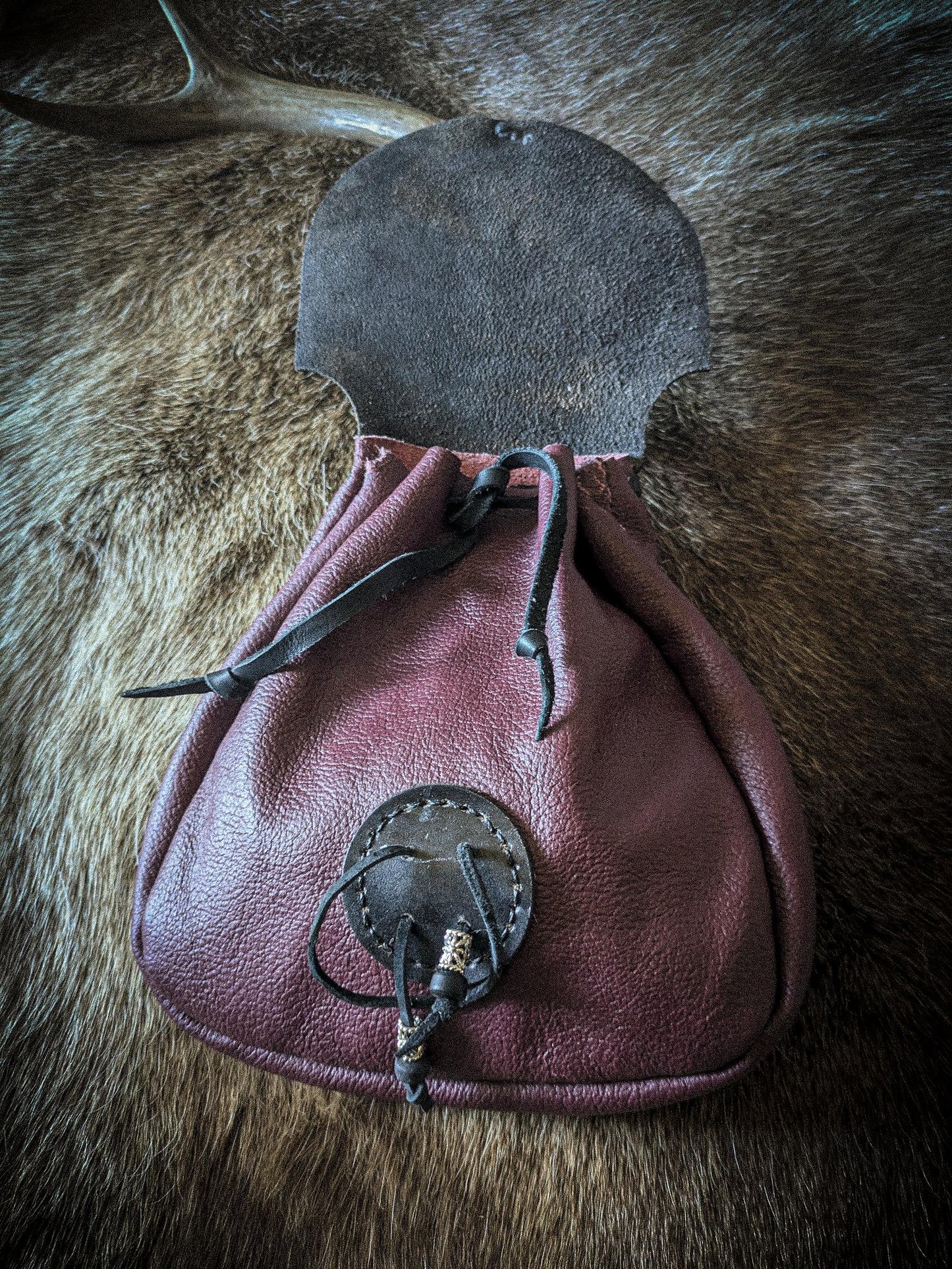 The Mycelium Mushroom - Leather Belt Bag