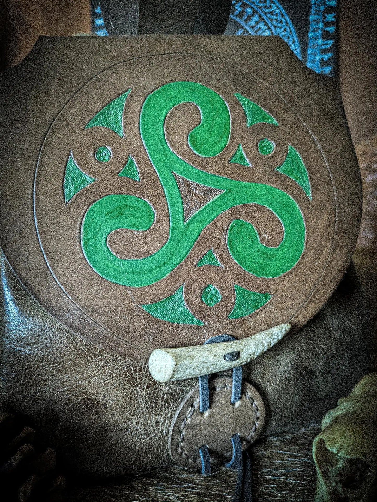 Triskelion - Leather Belt Bag