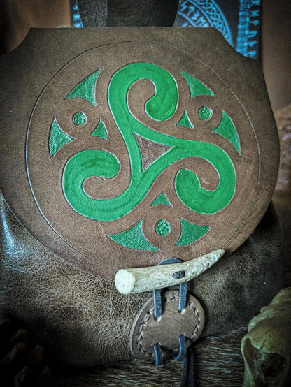 Triskelion - Leather Belt Bag