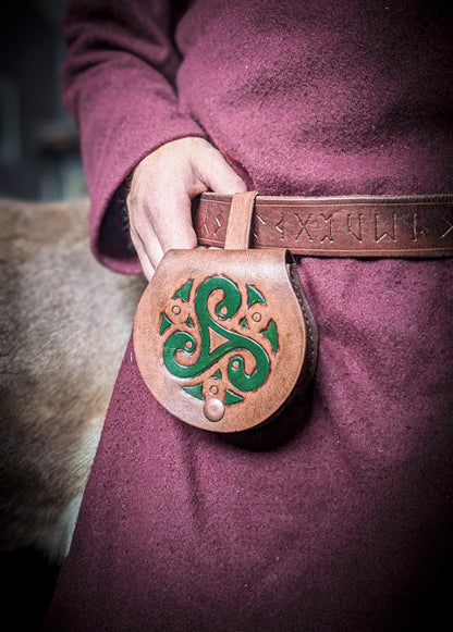 Triskelion - Small Leather Belt Bag