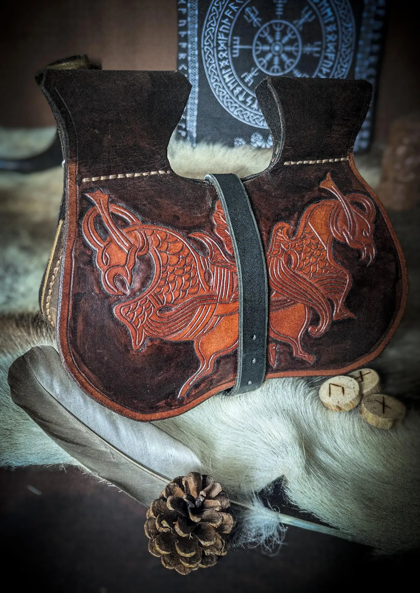 Viking Ravens - Medieval Belt Bag