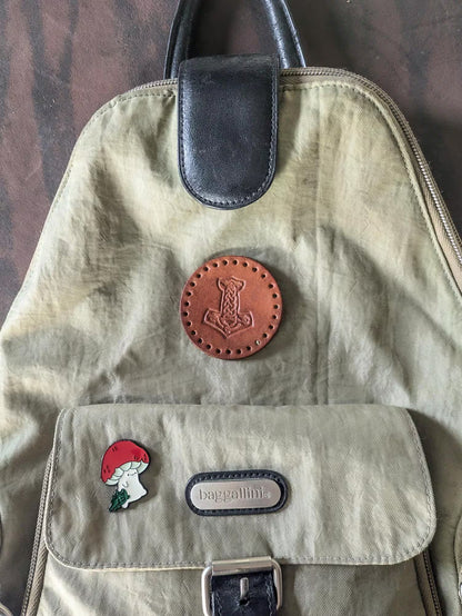 Leather Sew-on Patches - Variety Pack of Pagan Leatherette Patches