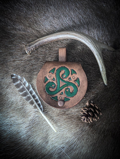 Triskelion - Small Leather Belt Bag