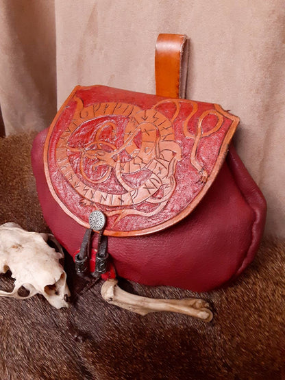 Norse Serpent Belt Bag