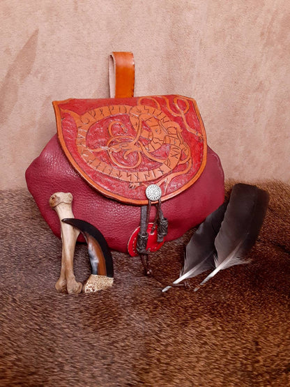 Norse Serpent Belt Bag