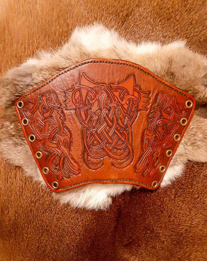 Oseberg Leather Bracer