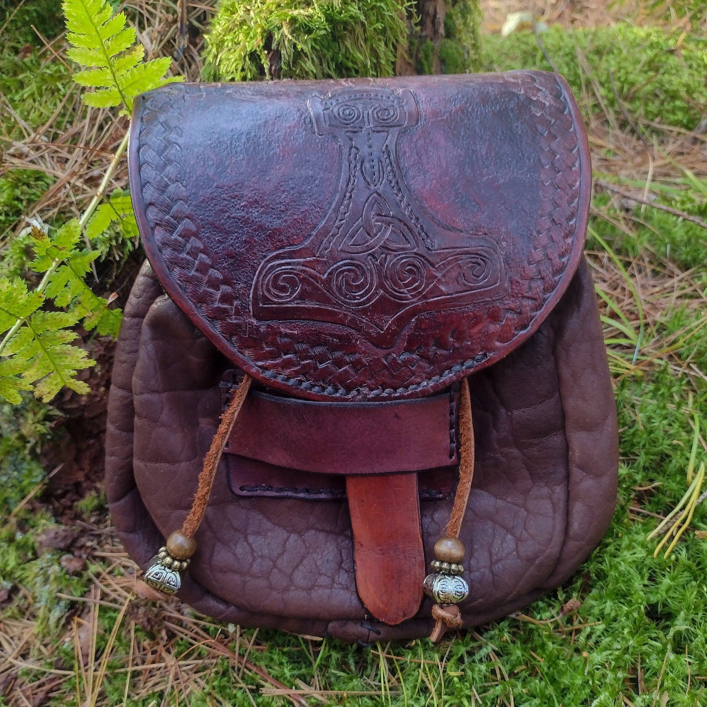 Mjolnir Leather Belt Bag