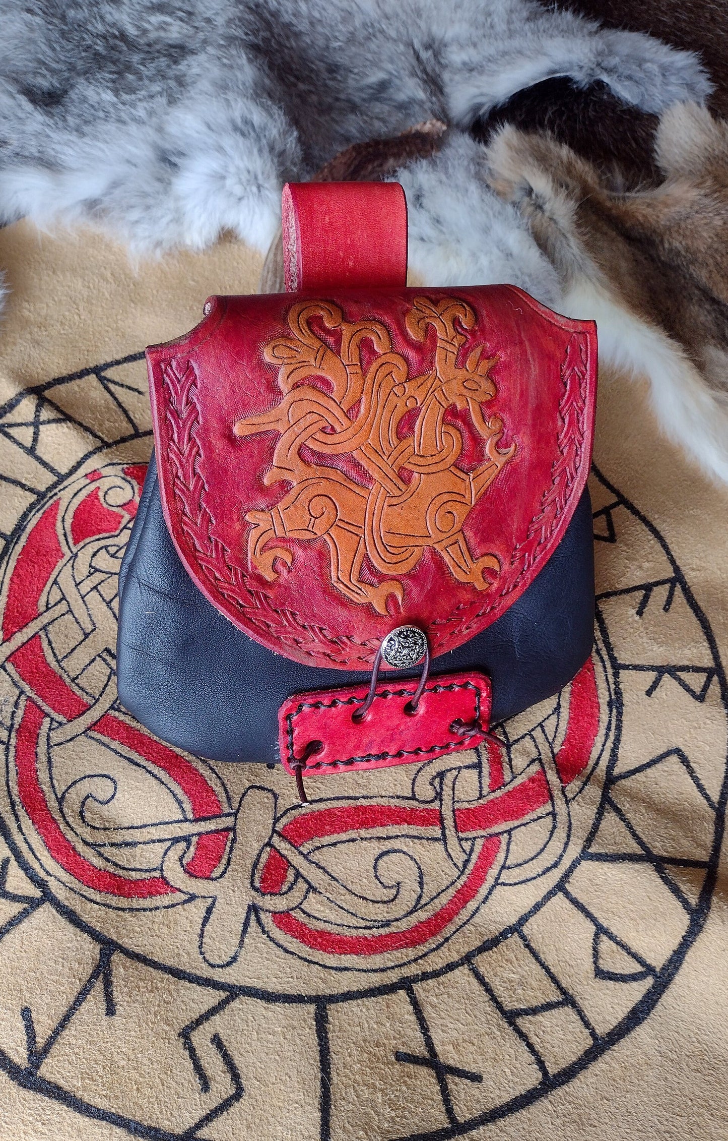 Leather Belt Bag - Nordic Beast