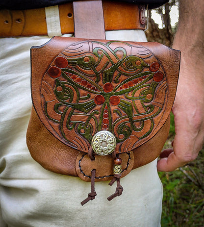 Leather Belt Bag - Fibula Animals