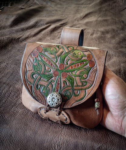 Leather Belt Bag - Fibula Animals