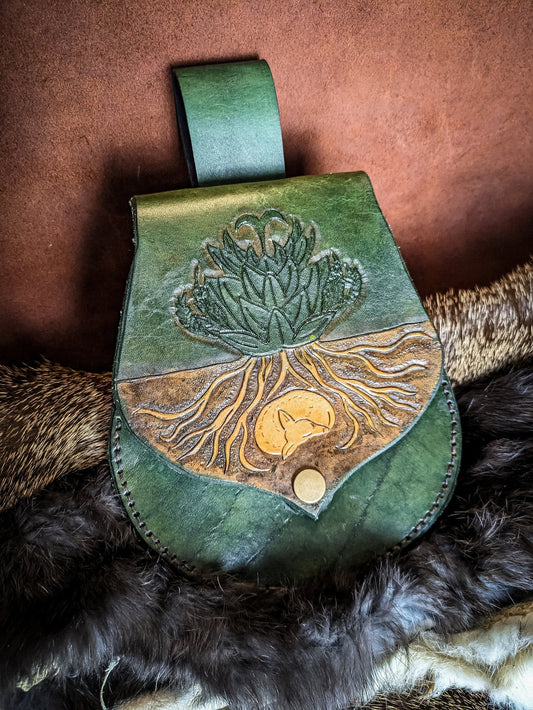 Lotus and Fawn - Leather Belt Bag